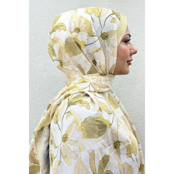 Desenli Bambu Şal 038YY